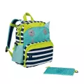 LASSIG Medium Backpack, Little Monsters, Bouncing Bob