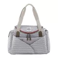 BEABA กระเป๋าเปลี่ยนผ้าอ้อม Sydney II changing bag "PLAY PRINT" GREY /CORAL