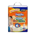 Mamy Poko Pants Happy Day&Night Diaper Size L x 62Pcs. มามี่โพโค แพ้นท์แฮปปี้เดย์แอนด์ไนท์ กางเกงผ้าอ้อมเด็กไซส์L 62ชิ้น