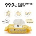 Baby Moby ผ้าเปียก สูตรน้ำบริสุทธิ์ 99.9% ทิชชู่เปียก สูตรอ่อนโยนสำหรับทารก ไม่มีแอลกอฮอล์ ไม่มีน้ำหอม ไม่มีสารเรืองแสง