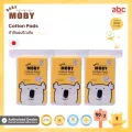 Baby Moby สำลีแผ่นเล็ก 50 กรัม Cotton Pads ขนาด 5 x 6 cm. แพ็ค 3 ห่อ ของใช้เด็กอ่อน