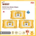 Baby Moby ผ้าเปียก ทิชชูเปียก สูตรน้ำ บริสุทธิ์ 99.9% บรรจุ 80 แผ่น แพ็ค 3 ห่อ Pure Water Wibes ของใช้เด็กอ่อน