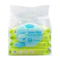 Enfant extra moist face & body wipes ทิชชูเปียกอองฟองต์ 1 แพ็คใหญ่ มี 4 ห่อเล็ก
