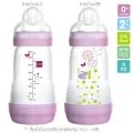 MAM ขวดนม BPAfree ป้องกันโคลิค 9 ออนซ์ 270ml จุกเบอร์ 2