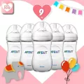 AVENT Natural ขวดนม 9 ออนซ์ 5 ขวด