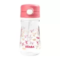BEABA กระติกน้ำหัดดื่ม Straw cup 350 ml - DARK PINK
