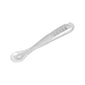 BEABA ช้อนซิลิโคน Ergonomic 1st age silicone spoon - LIGHT GREY