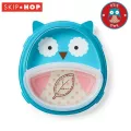 ZOO SMART SERVE PLATE & BOWL-OWLชุดจาน ชาม