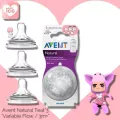 Avent Natural จุกนม Variable Flow/3 เดือน+ *3 จุก