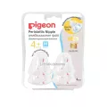 Pigeon พีเจ้น จุกเสมือนนมมารดา แบบมินิ Peristaltic Nipple Mini สำหรับขวดคอแคบไซส์ M แพ็ค 4