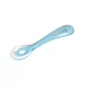 BEABA ช้อนซิลิโคน 2nd age soft silicone spoon - BLUE