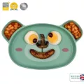 Eco Dippy Face Plate จานดูด ก้นดูดติดโต๊ะ ทำจากเยื่อไผ่ ปลอดภัยสำหรับเด็ก