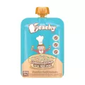 Peachy อาหารเสริมเด็ก อาหารบดเหลว อายุ 7 เดือนขึ้นไป รส กล้องต้มปลาแซลมอน บรรจุ 3 ซอง