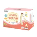 ส่งฟรี ขนมข้าวอบกรอบออร์แกนิคผสมวิตามิน รสพีช Mama Cooks ขนาด 40 กรัม 4ซอง*10 กรัม เหมาะสำหรับเด็ก 6 เดือนขึ้นไป