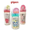นำเข้าญี่ปุ่น PPSU ขวดนมสีชา ขวดนมพีเจ้น Pigeon ขวดนมคอกว้าง ขนาด 5 และ 8 ออนซ์