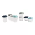 BEABA ชุดเซ็ทกระปุกเก็บอาหาร Toddler Food Storage Set - 8 Clip portions 4x150 ml + 4x250 ml 