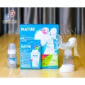 NATUR ปั๊มโยก รุ่น MN-3 แถมฟรีถุงเก็บน้ำนม10ถุง  ขวด uhappy 1ขวด  มีเก็บเงินปลายทาง