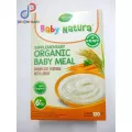 Baby Natura ข้าวกล้องบดผสมแครอทออร์แกนิก เหมาะสำหรับเด็ก 6 เดือนขึ้นไป ขนาด 120g