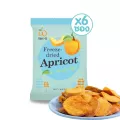 Wel-B Freeze-dried Apricot 14g.  แอปริคอตกรอบ 14g. แพ็ค 6 ซอง-ขนมสำหรับเด็ก ขนมเพื่อสุขภาพ ฟรีซดราย ไม่มีน้ำมัน ไม่ใช้ความร้อน ย่อยง่าย มีประโยชน์