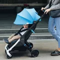 Ergobaby รถเข็นเด็กกะทัดรัดขึ้นเครื่องได้ รุ่น Metro Compact City Stroller สี ฟ้า EGMETROEU4