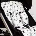 Minene Set of Reversible Pushchair & Car seat Liner เซ็ทเบาะรองรถเข็นและคาร์ซีทเด็ก คอทตอนนุ่มพิเศษ สองด้านสองลาย