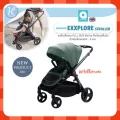 Apramo รถเข็นสำหรับเด็ก รุ่น EXXPLORE STROLLER ใช้ได้ตั้งแต่แรกเกิด-6ปี รับประกัน 3 ปี รถเข็นเด็กที่ตอบโจย์ไลฟ์สไตล์ ครอบครัวยุคใหม่ สายเดินทาง