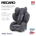 Recaro Young Sport Hero มาพร้อมเข็มขัดนิรภัย 5 จุด พนักพิงศีรษะปรับความสูงได้ 3 ระดับ