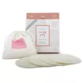 Mellow Breast pad แผ่นซับน้ำนมผ้าเมลโล่แบบซักได้ แพ็ค 4 ชิ้น