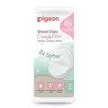 สินค้าสมนาคุณงดจำหน่าย Pigeon พีเจ้น แผ่นซับน้ำนม รุ่นสัมผสันุ่ม เบาสบายผิว ขนาดทดลอง  Breast Pad Comfy Feel 2 ชิ้น