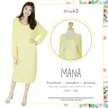 Muko Mana เดรสให้นม คลุมท้อง DR19