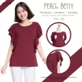 Muko Peach Berry เสื้อให้นม คลุมท้อง TC20