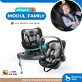 CARSEAT APRAMO รุ่น 2in1 modül i-size family คาร์ซีทสำหรับน้องแรกเกิดถึงน้อง 4 ขวบ 40-105 cm. หมุนได้ 360 องศา