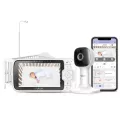Hubble Nursery Pal Skyview Baby Monitor กล้องดูเด็ก มาพร้อมจอแยก 5 นิ้วไร้สาย ดูผ่านมือถือได้ Full HD 1080P* พูดคุยกับลูกผ่านกล้องได้ มีไนท์วิชั่น