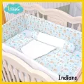 idawin ชุดกันกระแทกรอบเตียงเด็ก Bedding Set รุ่น zoom Premium ลาย indians