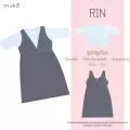 Muko Rin ชุดเซ็ต เสื้อและกระโปรงเอี๊ยม คลุมท้องหรือจะใส่แฟชั่นสวยๆก็ได้นะคะ DM11