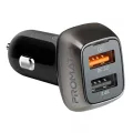 CAR CHARGER หัวชาร์จในรถยนต์ PROMATE QC 3.0 CAR CHARGER WITH 30 WATT DUAL USB PORTS SCUD-30