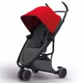 Quinny ZAPP FLEX - Red on Graphite รถเข็นรุ่นแซพพ์ฟเล็คซพลัส สีเทาเข็มหลังคาสีแดง