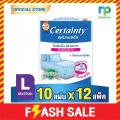 Certainty Bed Sheet เซอร์เทนตี้ แผ่นรองซับผู้ใหญ่  ยกลัง 12 Pack/Carton