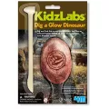 4M  STEM KIDZ LABS - DIG A GLOW DINOSAUR ASST ชุดของเล่น ขุดซากฟอสซิล ไดโนเสาร์ สามารถเรืองแสงในที่มืด พร้อมอุปกรณ์การขุด ช่วยเสริมสร้างจินตนาการ