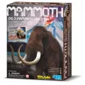 4M  STEM DINOSAUR - DIG A MAMMOTH SKELETON ชุดของเล่น ขุดซากฟอสซิล ไดโนเสาร์ พร้อมค้อน,พู่กัน และฉาก