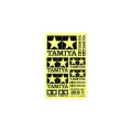 สติกเกอร์ TAMIYA 67259 Logo Stickers Clear, 180x115mm สติกเกอร์ทามิย่าแท้ goods