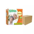 ยกลัง ซันเมด โกลด์ ผ้าอ้อมผู้ใหญ่ M-L 10 ชิ้น จำนวน 10 ห่อ  sunmed gold รุ่นพิเศษ ผิวนุ่ม size 28-46 นิ้ว8575
