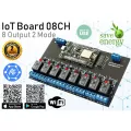 บอร์ด IoT Controller 8CH สำหรับควบคุมเวลาปิดเปิดไฟหรือรดน้ำต้นไม้ผ่านมือถือได้ 8 โซน รับประกัน 2 ปี