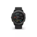 นาฬิกา Garmin Fenix 6 Sapphire Carbon Gray DLC With Black Band ประกันศูนย์ 1 ปี
