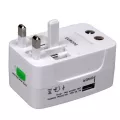 หัวแปลงทั่วโลก USB ALL IN ONE UNIVERSAL TRAVEL ADAPTOR  1 USB