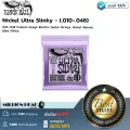 Ernie Ball  Nickel Ultra Slinky - .010-.048 by Millionhead สายกีต้าร์ไฟฟ้า เบอร์ .010-.048 เป็นที่ยอมรับอย่างกว้างขวางสำหรับโทนเสียงที่โด่งดัง