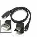 80 ซม.ข้อมูล SYNC USB ผู้ - MINI 5 Pins สาย USB สำหรับ MP3 MP4 MP5 Player กล้องวิทยุ