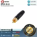 REAN  RF2C-B-0 by Millionhead ปลั๊ก RCA หน้าสัมผัสชุบทอง ปลอกสีดำ ท้ายสีดำ
