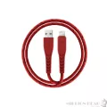 Energea  CABLE NYLOFLEX USB-A TO LIGHTNING C89 1.5M by Millionhead สายชาร์จ USB-A to Lightning หัว Tip ใช้วัสดุเส้นใยคุณภาพสูงและมีความยืดหยุ่น