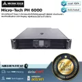 MICROTECH  PH 6000 By Millionhead เพาเวอร์แอมป์ Class H มีการรองรับกำลังไฟสูงสุดอยู่ที่ 1800W ส่วนด้านหน้าของตัวเครื่องมีจอ LCD Display อยู่เพื่อแสด